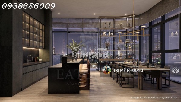 Eaton Park - bán căn 2PN - chỉ 3 tỷ 545 công chứng ngay - view pháo hoa Quận 1 - Tháp A5.1x.07
