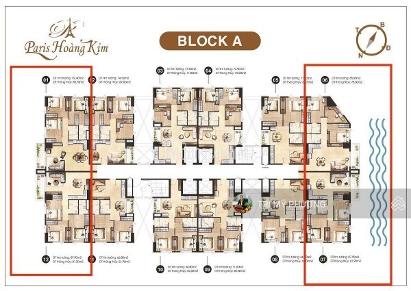 Bán căn góc 3PN + 2 view ôm trọn SG phồn vinh + giá bán gốc CĐT Paris Hoàng Kim, Quận 2 - Xem nhà