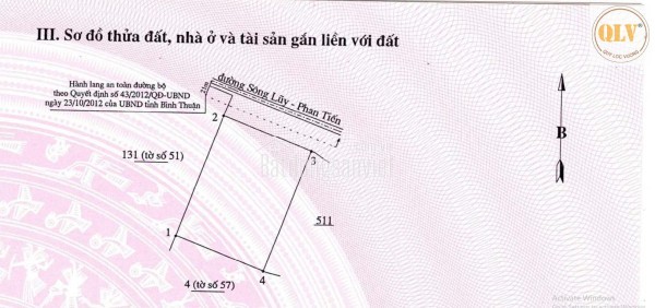 BÁN ĐẤT CÔNG NGHIỆP – SÔNG LŨY, BẮC BÌNH, BÌNH THUẬN – 19.994m²