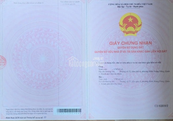 CƠ HỘI VÀNG SỞ HỮU BIỆT THỰ 3 MẶT TIỀN QUẬN 2 , BÌNH TRƯNG ĐÔNG, HCM - 214M2 - 45 Tỷ