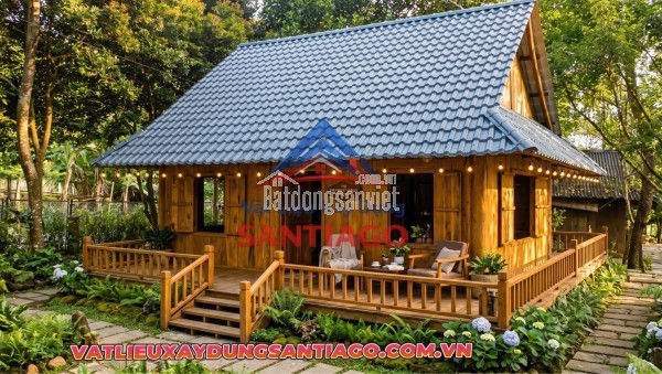 Lợp ngói nhựa homestay đẹp: tiết kiệm 50–70%, bền 25 năm