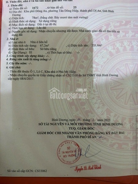 CHÍNH CHỦ BÁN NHÀ ĐƯỜNG N3 – KHU NHÀ Ở MỸ HIỆP, KP ĐÔNG AN, P. TÂN ĐÔNG HIỆP, TP. HỒ CHÍ MINH