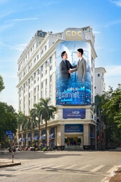 CHO THUÊ VĂN PHÒNG HẠNG B CAO CẤP – CDC BUILDING, TRUNG TÂM HÀ NỘI