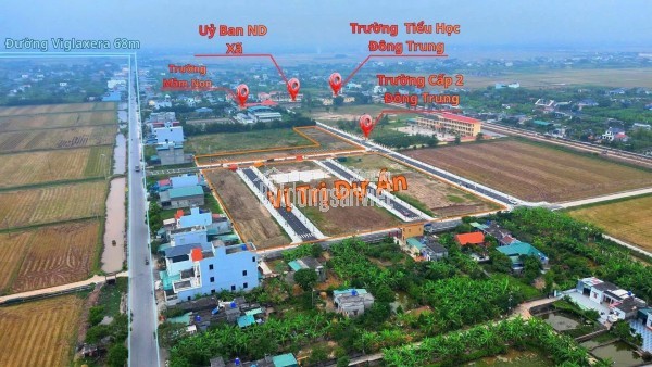 CHÍNH CHỦ Cần Bán LÔ ĐẤT TĐC ĐÔNG TRUNG, TIỀN HẢI, THÁI BÌNH  - Vị Trí KINH DOANH ĐẸP NHẤT KHU