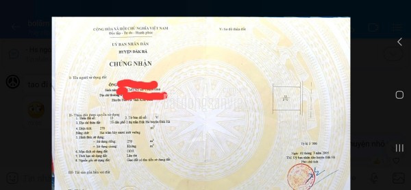 Chính chủ gửi bán miếng đất SIÊU NGON cho anh chị em đầu tư giữ tiền đây ạ!
