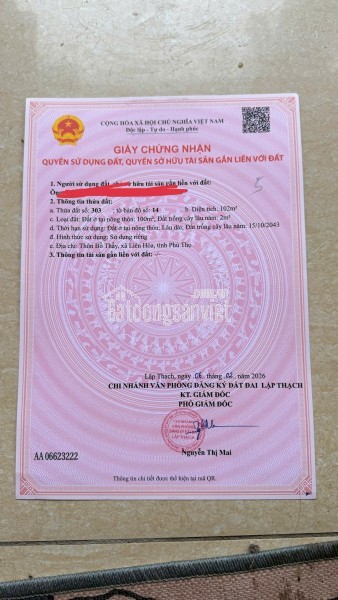 CHÍNH CHỦ EM BÁN LÔ ĐẤT BỒ THẦY – XÃ LIÊN HOÀ