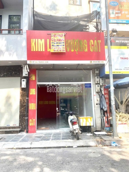 CHO THUÊ MẶT BẰNG KINH DOANH 40M² TẠI 581 TRƯƠNG ĐỊNH, HOÀNG MAI, HÀ NỘI – GIÁ 15 TRIỆU/THÁNG.