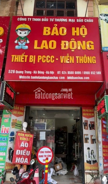 CHÍNH CHỦ CẦN  CHO THUÊ NHÀ MẶT PHỐ CHÍNH ĐƯỜNG QUANG TRUNG – HÀ ĐÔNG, HÀ NỘI