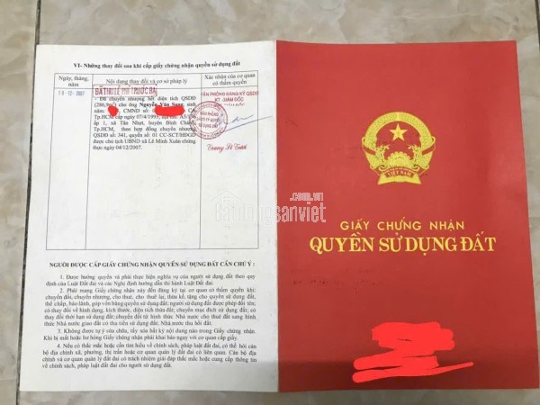 HOT HOT – ĐẤT TRỐNG MẶT TIỀN RỘNG – GIÁ TỐT Tại Đường Thích Thiện Hòa, Tân Nhựt, Bình Chánh, TP.HCM
