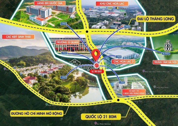 SIÊU PHẨM ĐẦU TƯ FO PHÚ CÁT SÁT CHỢ LONG PHÚ ĐÓN SÓNG QL21 METRO 05 100M NHỈNH 2TỶ