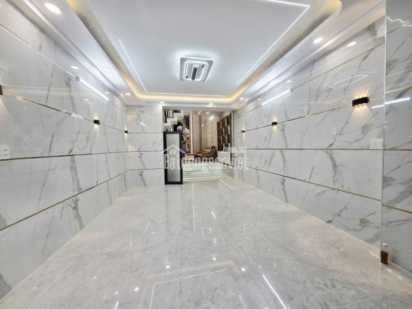 Bán Nhà Mới Xây 5 Tầng Hẻm ô tô 7 Chổ DT gần 60m2 Giá 7,6 Tỷ