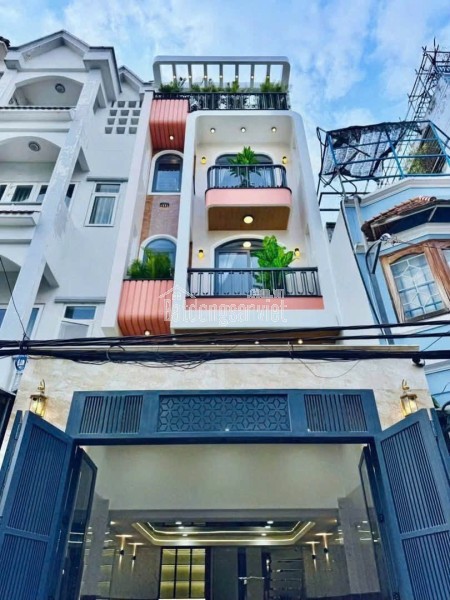 Bán Nhà Mới Xây 5 Tầng Giáp Tân Phú Hẻm ô tô 7 Chổ DT gần 60m2 Giá 7,6 Tỷ TL