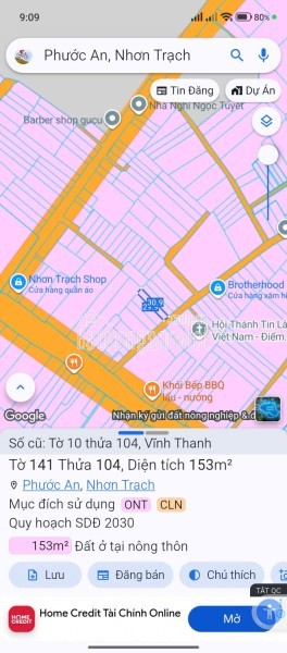🚨 CHÍNH CHỦ BÁN ĐẤT ĐẸP PHƯỚC AN – ĐỒNG NAI | 153m² | 80m² THỔ CƯ | GIÁ 3,5 TỶ 🚨