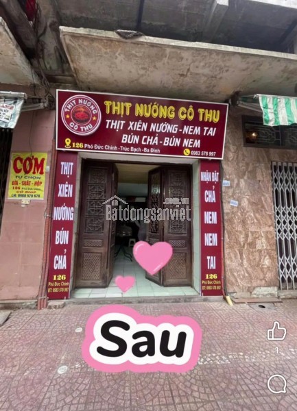 Cho thuê mặt bằng tầng 1 theo buổi/ngày tại 6 Tông Đản, Hoàn Kiếm – gần phố đi bộ Hồ Gươm