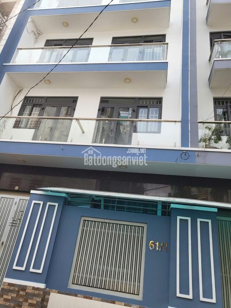 Cho thuê nhà hẻm xe tải 3 lầu 1 sân thượng 61/1 Thăng Long Tân Bình (cũ )