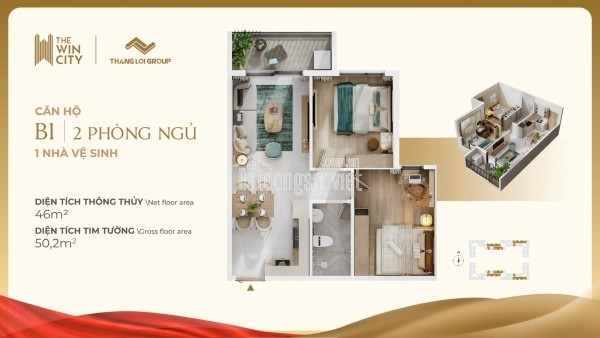 căn hộ 2PN gần Cầu Xáng - Bình Chánh chỉ 1.654 tỷ (100% đã Vat), bàn giao full nội thất cao cấp gỗ