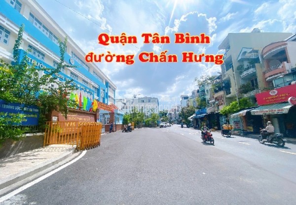 Nhà mặt tiền Chấn Hưng, gần Cách Mạng Tháng 8, QUẬN TÂN BÌNH, 4.6x23m (108 m2), 28.5 tỷ