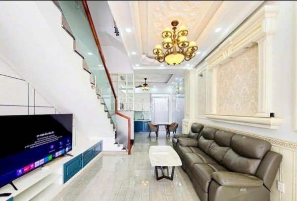 NHÀ HẺM XE HƠI ĐÀO TÔNG NGUYÊN, NGAY CHỢ, 4X16M, 4 TẦNG, CHỈ HƠN 7.5 TỶ