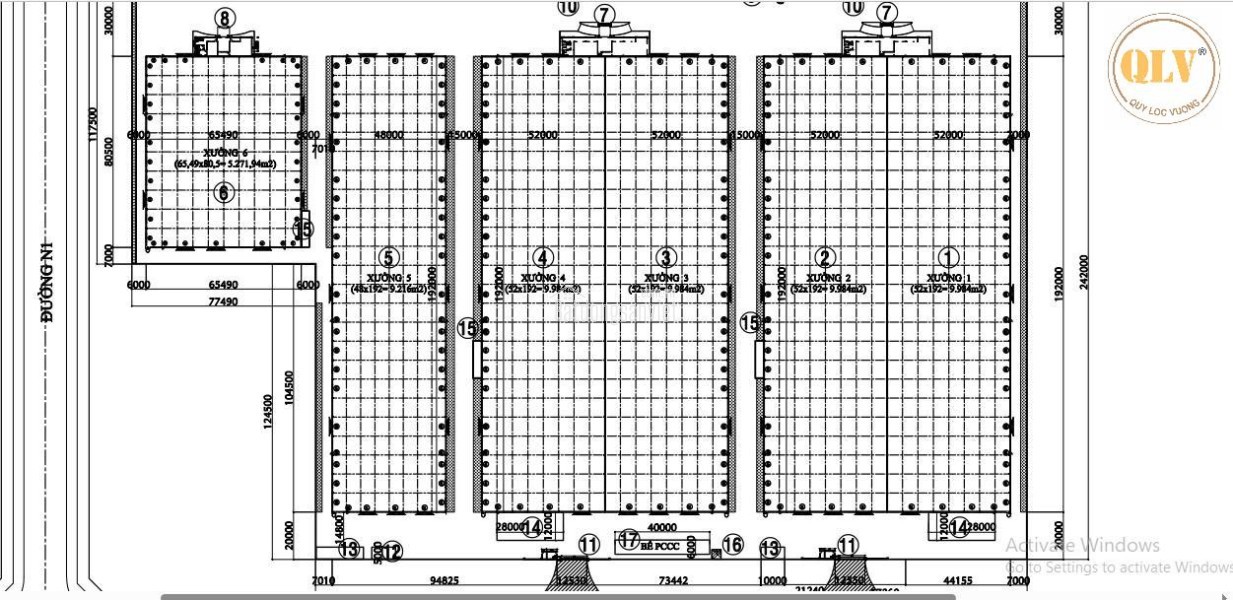 CHO THUÊ CỤM NHÀ XƯỞNG SẢN XUẤT KCN HÒA PHÚ – VĨNH LONG – 55.000m²