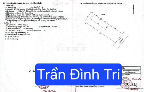 🔴💥Bán đất đường Bàu Mạc 20 - Kẹp lối thoàn hiểm 1m bên hông