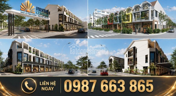 FIESTA CENTRAL TÂM ĐIỂM ĐÓN SÓNG VÀNH ĐAI 4 CỬA NGÕ GIAO THƯƠNG TẠI THÀNH PHỐ MỚI BÌNH DƯƠNG!