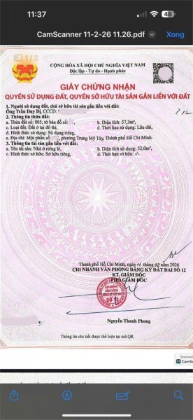 HXH PHAN VĂN HƠN QUẬN 12, 50M2 (4X13), 3 TẦNG, GIÁ 4.96 TỶ