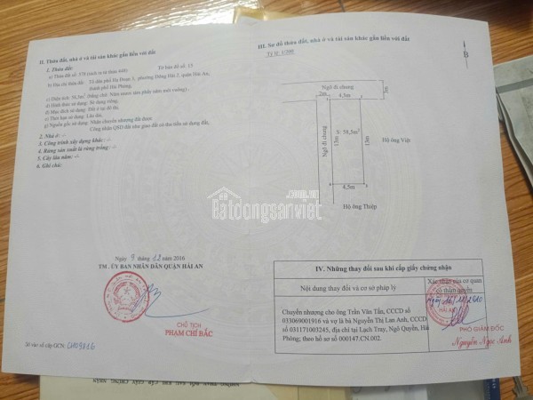 LÔ GÓC ĐẸP – GIÁ TỐT TẠI ĐÔNG HẢI, HẢI AN - HP