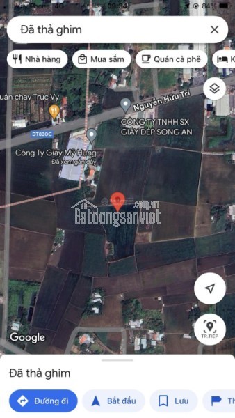 Bán đất MT đường Hùng Vương, Ấp 2, Long Thọ 1000m2 giá 29,5 tỷ