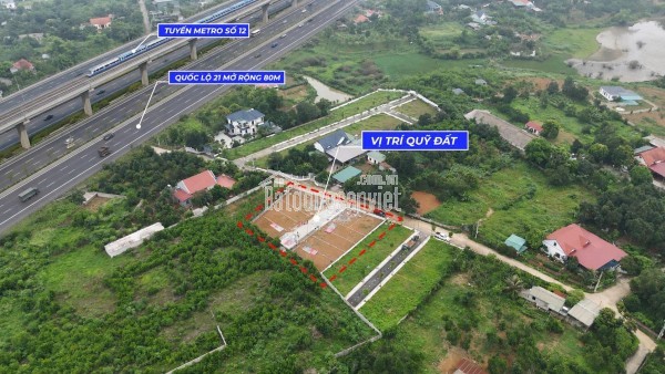 Chính chủ bán lô đất F0 tại Hoà LẠc tiềm năng giá tốt