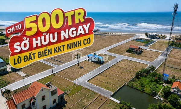 SỞ HỮU ĐẤT NỀN VEN BIỂN THỊNH LONG / HẢI XUÂN - NAM ĐỊNH CHỈ VỚI 500TR ĐỒNG