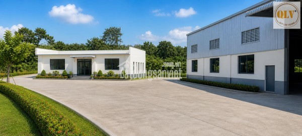 Cho thuê nhà xưởng khuôn viên rộng – Thị trấn Dầu Tiếng, Bình Dương – 2.500m²
