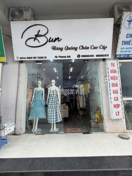SANG NHƯỢNG SHOP QUẦN ÁO QUẢNG CHÂU CAO CẤP TẠI KĐT THANH HÀ ,HÀ ĐÔNG,  HÀ NỘI
