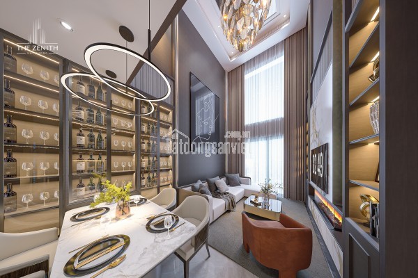 DUPLEX THÔNG TẦNG 118m² VIEW BỂ BƠI TẠI THE ZENITH – CHỈ 5,115 TỶ