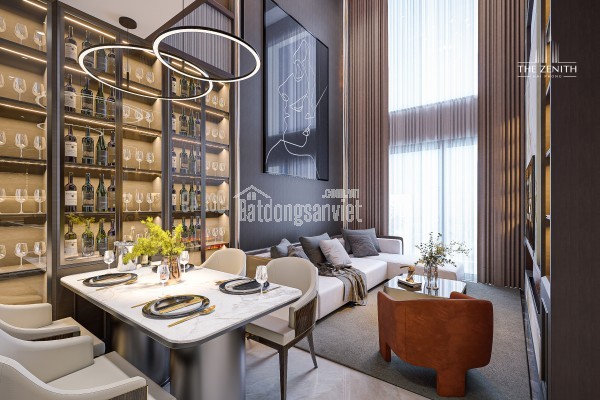 DUPLEX THÔNG TẦNG 118m² VIEW BỂ BƠI TẠI THE ZENITH – CHỈ 5,115 TỶ