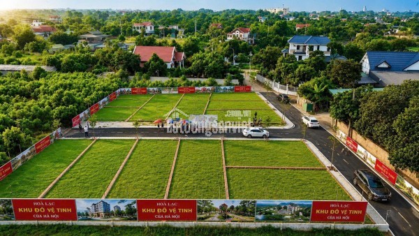 Quỹ đất 11 lô tại Hoà Lạc, Cạnh trục Hồ Tây - Ba Vì. 3 p di chuyển ra khu CNC Hoà Lạc và các