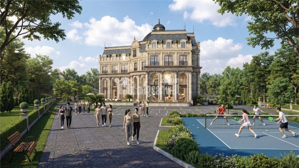 Noble Palace Tây Thăng Long – Trục vàng Hoàng Quốc Việt 40m