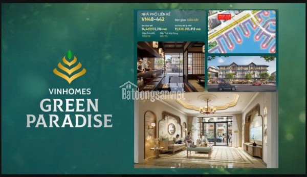 ĐẦU TƯ SHOPHOUSE VINHOMES GREEN PARADISE CẦN GIỜ – ĐÓN ĐẦU SIÊU ĐÔ THỊ BIỂN 3.000HA DTXD 307,7m2