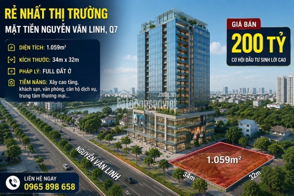 BÁN ĐẤT MẶT TIÊN NGUYỄN VĂN TĂNG 505M2 GIÁ 43,5 TỶ -TL