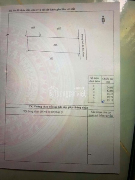 CHÍNH CHỦ CẦN BÁN LÔ ĐẤT THỔ CƯ 1976m2 ĐẦU TƯ SINH LỜI
