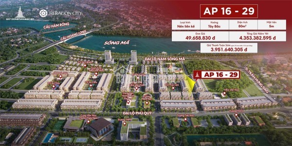 HERAGON CITY – NAM NGẠN. GIÁ ĐỢT 1. CK 9,5%