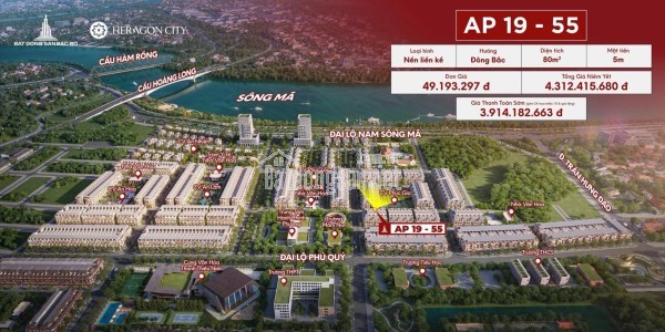 HERAGON CITY – NAM NGẠN. GIÁ ĐỢT 1. CK 9,5%