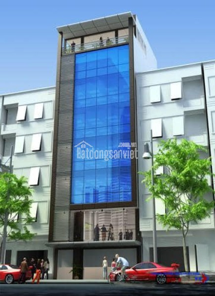 Bán Tòa văn phòng mặt phố Hồng Tiến Kéo Dài, Long Biên 115m2, 8 T, Mặt Tiền 14.5m 56 Tỷ