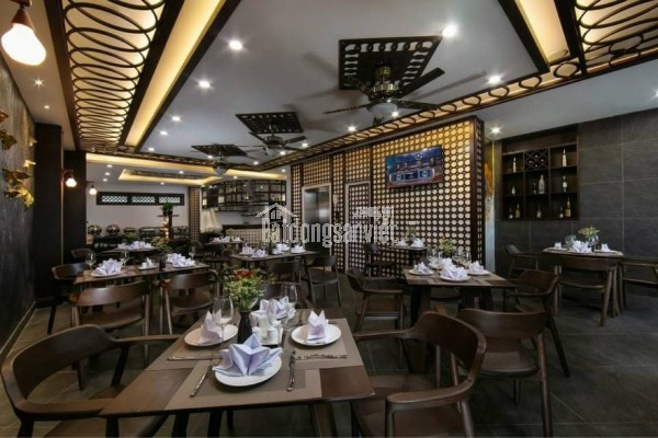 Bán Tòa văn phòng mặt phố Hồng Tiến Kéo Dài, Long Biên 115m2, 8 T, Mặt Tiền 14.5m 56 Tỷ