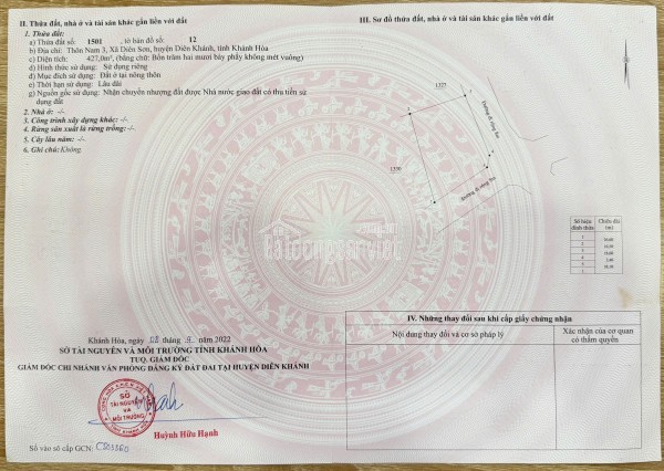 BÁN LÔ GÓC 2 MẶT TIỀN DIÊN SƠN – TRUNG TÂM DIÊN KHÁNH
