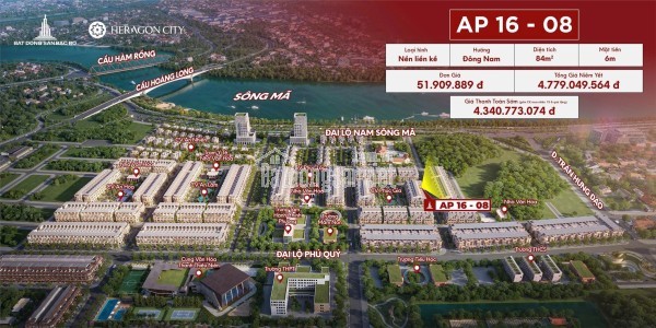 HERAGON CITY – NAM NGẠN. GIÁ ĐỢT 1. KHÔNG CẦN XÂY