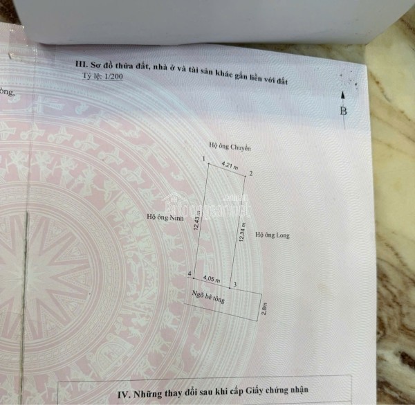 BÁN ĐẤT QUỲNH HOÀNG, AN DƯƠNG, HẢI PHÒNG