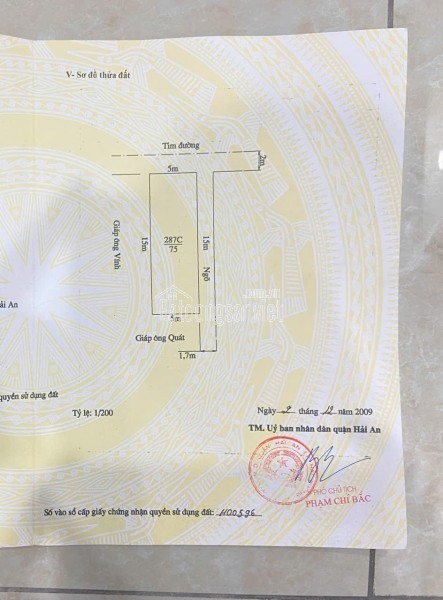 BÁN NHÀ ĐỘC LẬP HẢI AN, HẢI PHÒNG  CÁCH MẶT ĐƯỜNG 15M, GIÁ 2,98 TỶ