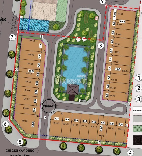 SH Góc 135m² Sunshine Golden River  2 Mặt Tiền  Đại Lộ 30m  Gần Công Viên 66ha  80 Tỷ