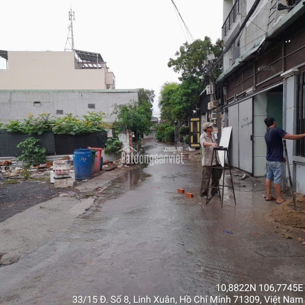 Chính chủ Bán đất hẻm số 33 đường số 8, P. Linh Xuân, Quận Thủ Đức (nay là phường Linh Xuân), HCM,