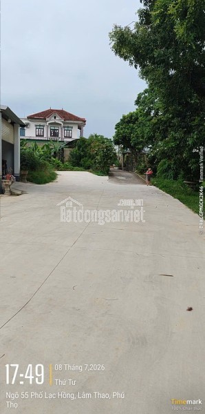 BÁN 2 LÔ ĐẤT ĐẸP – LÂM THAO, PHÚ THỌ